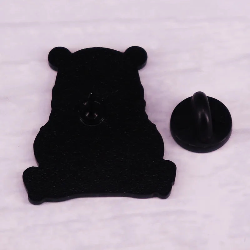 One X Piece Cartoon White Polar Bear Bepo Enamel Lapel Pin Pirate Anime Badge Brooch Hat Backpack Decoration Jewelry Accessories