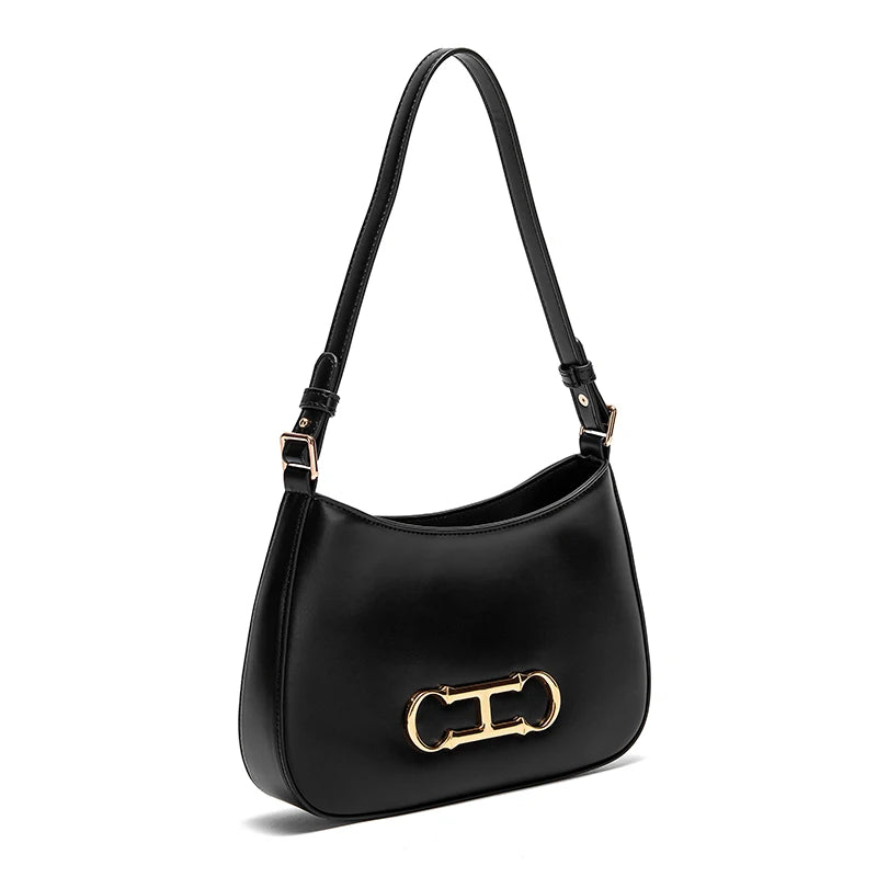 Fashion Classic Women's New Shoulder Bag Solid Color Retro Style Party Date Women's Shoulder Bag