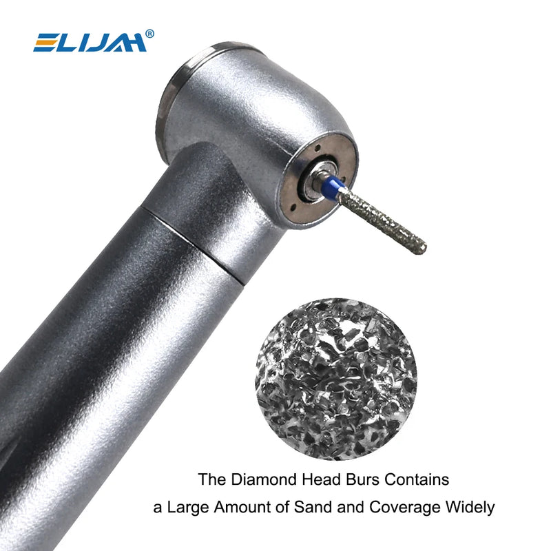 5Pcs/Bag Dental Diamond Burs Drill FG 1.6mm Bur For High Speed Handpiece Denspay Dental Bur Polishing Whitening Lab Material