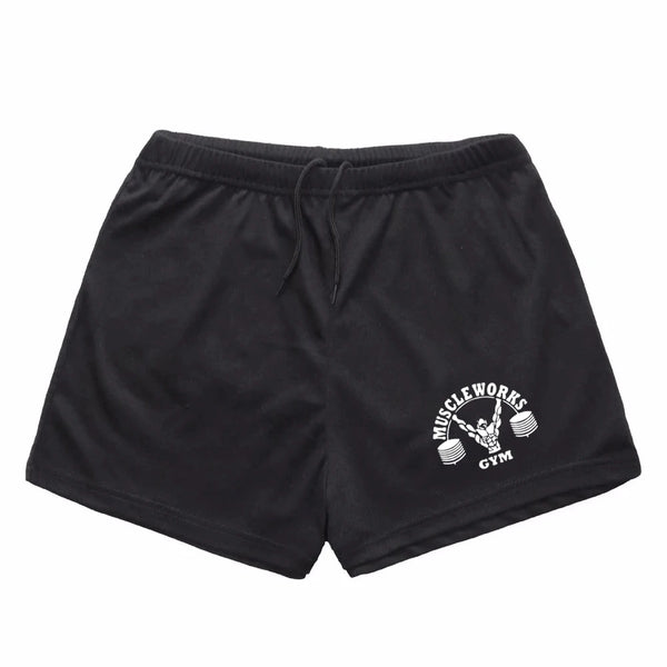 Men's summer fashion trend printed pattern personalized fitness exercise outdoor running casual comfortable shorts