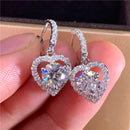 2024 New Bride Engagement Wedding Jewelry Elegant Shiny Mosan Diamond Beautiful Gift Milan Girl Fashion Pendant Earrings