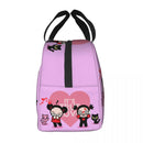 Cartoon Anime Pucca Lunch Bag Women Cooler Warm Thermal Insulated Lunch Box for Work School Office Picnic Food Tote Bags