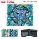 Miniso Cartoon Stitch Wallet Short Purse with Coin Pocket