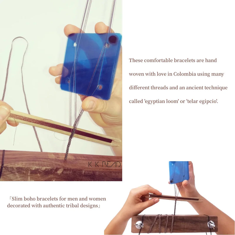 KKBEAD Tiny Beads Dainty Bracelet Handmade Fabric Rhinestone Evil Eye Bracelets for Women Colombia Jewelry Natural Pearl Pulsera