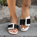Plus Size 36-43 Shoes for Women Summer Fashion Women's Slippers Open Toe Flat Beach Outside Non-slip Sandals Women Shoes