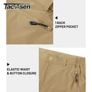 TACVASEN Men's Quick Dry 3/4 Capri Pants Casual Summer Lightweight Hiking Shorts Outdoor Fishing Multiple Pockets Cargo Pants