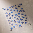 1 pc 5D Embroidery Bee Nail Art Sticker Embossed Butterfly Insect Nail Sticker High Quality Nail Art Design Decoration Sticker