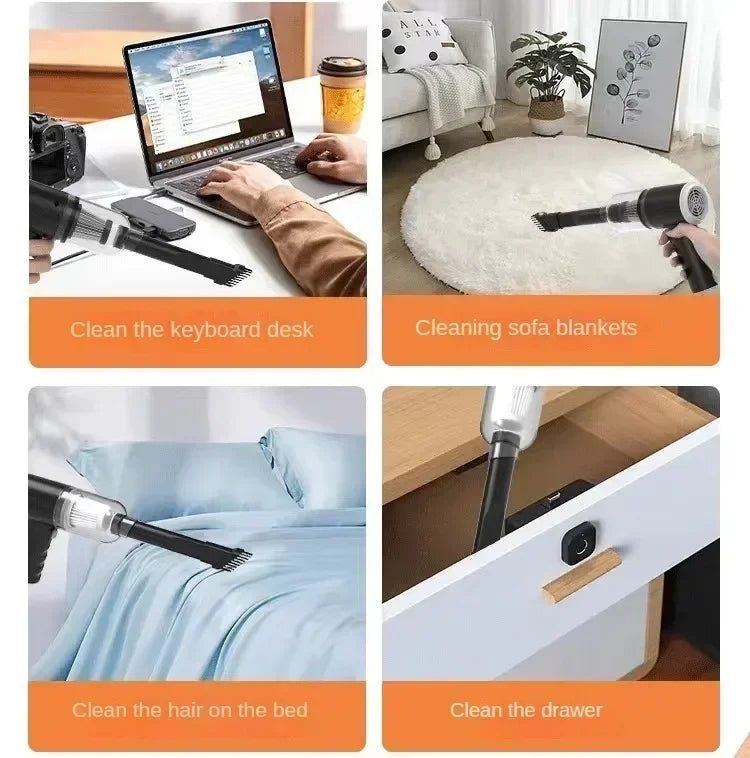 Xiaomi Wireless Car Vacuum Cleaner 6000pa Portable  Car Home Powerful Blower Strong Suction Handheld Vacuum Cleaner 2025
