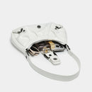 Women's Pleated Hobo Red Shoulder Bag for Women PU Leather Clutch Handbag Purse Y2K Bag for Girls Chic Travel Commuter Bag