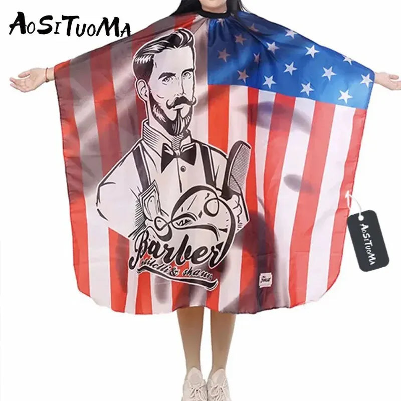 Professional Hair Cutting Cape, Salon Barber Cape, Hair Cutting Accessories Waterproof Cloth Hair Cutting Apron