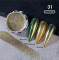 1Jar Aurora Chameleon Snowflake Ultra-Thin Iridescent Nail Sequins Holographic Opal EyeShadow Ice Glitter Nail Chameleon Flakes