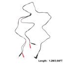 2/4Button 2/4pin Electrotherapy Electrode Lead Electric Shock Wires Cable For Massager Connection Cable Massage And Relaxation