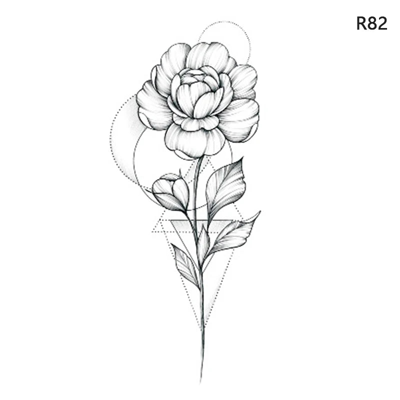 1Sheet Waterproof Temporary Tattoo Sticker 3D Butterfly Theme Fake Tattoo for Women Body Leg Arm Art