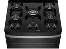5-Bocas Electrolux Stove Black Glass Table VaporBake FE5GP - Bivolt