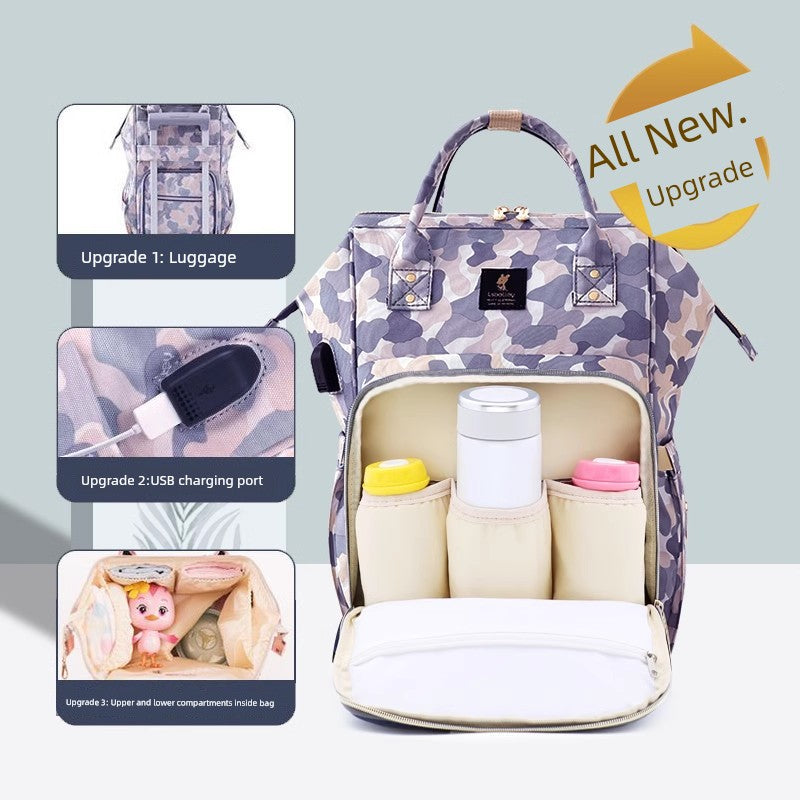 Mother and Baby Fashion out Hand-Held Tote Pregnant Women Mummy Bag