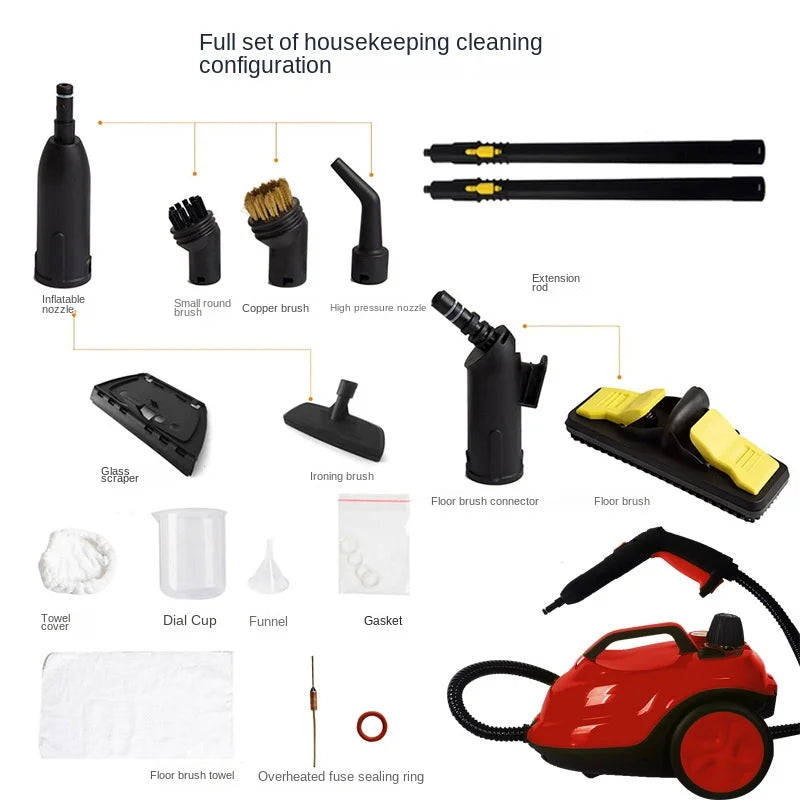 High-temperature Fumigator Steam Cleaning Machine Car Film Sterilization Formaldehyde High Pressure Interior Cleaning Machine