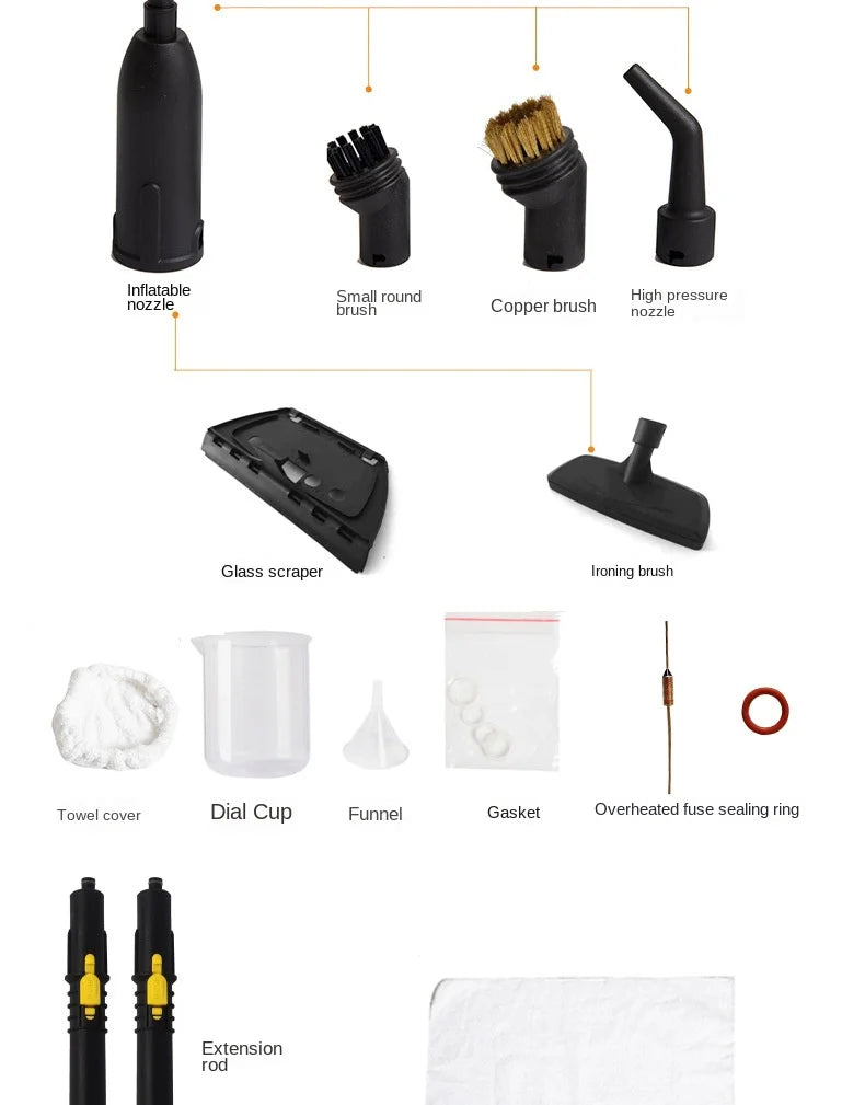 High-temperature Fumigator Steam Cleaning Machine Car Film Sterilization Formaldehyde High Pressure Interior Cleaning Machine