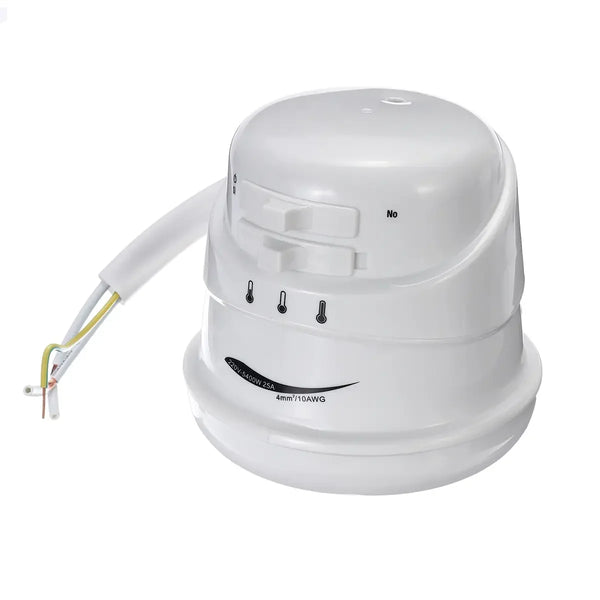 سخان مياه فوري بدون خزان، رأس دش كهربائي 5400 واط، خرطوم بطول 2 متر، مزود بثلاث درجات حرارة قابلة للتعديل، سخان محمول 110 فولت/220 فولت