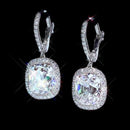 2024 New Bride Engagement Wedding Jewelry Elegant Shiny Mosan Diamond Beautiful Gift Milan Girl Fashion Pendant Earrings