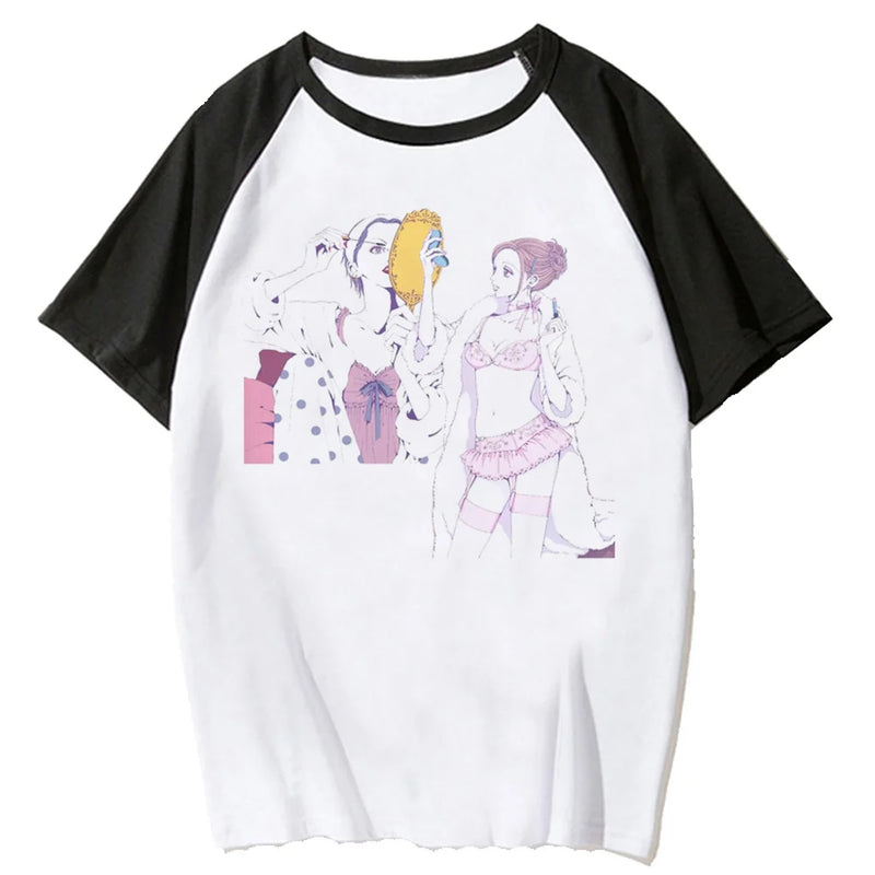 Nana t-shirts women Y2K streetwear funny top girl 2000s clothing