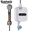 DMWD Electric Constant Temperature Water Heater Faucet Instant Heating Tap Water Heater LED Display vertical Install For Shower