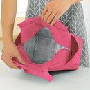 A~N Letter Printed Nylon Lunch Bag With Zipper Waterproof Insulation Bag Ice Bag Suitable For Men & Women's Work Picnic Travel