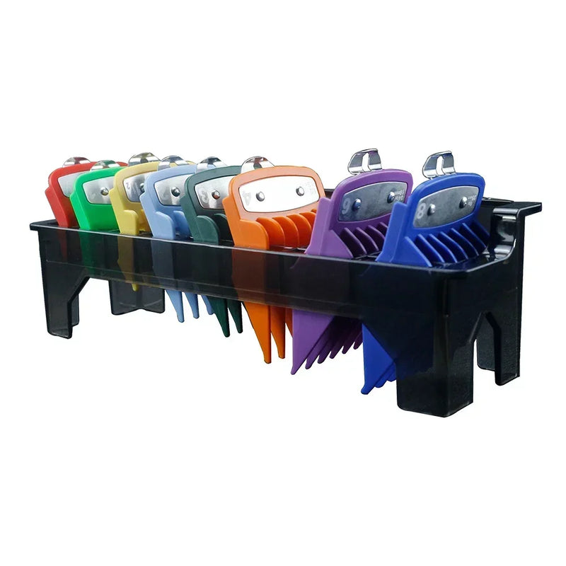 8/10 قطع من مشط قص الشعر الاحترافي العالمي لقص الشعر، مشط دليل قص الشعر، مشط دليل قص الشعر، أدوات قص الشعر، ملحقات الحلاقة