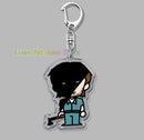 Hot Horror Game Chibis Keychains for Accessories Bag Cute Jimmy Curly Anya Sallyface Keyrings Jewelry Friends Gamer Gaming Gifts