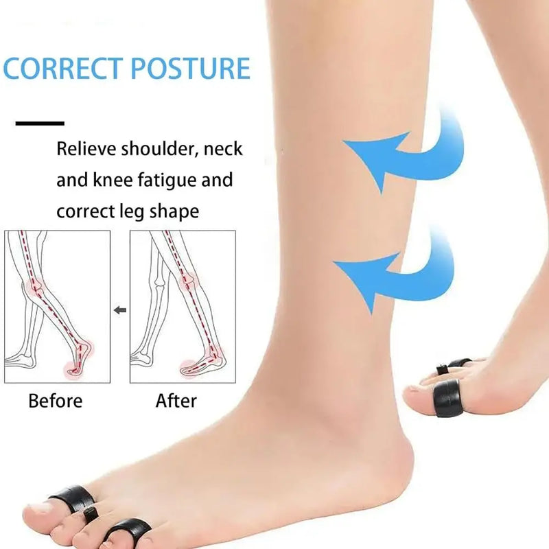 Toe Correctors and Toe Separators Bodyfeet Aligners Kit Silicone Invisible Posture Care Silicone Toe Spacers