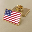 United States Flag Brooch Enamel Pin US America National Flag Lapel Backpack Bag Badge Jewelry Decoration