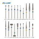 5Pcs/Bag Dental Diamond Burs Drill FG 1.6mm Bur For High Speed Handpiece Denspay Dental Bur Polishing Whitening Lab Material