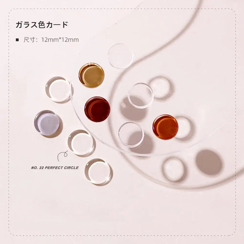 120/40/1pc Solid Glass Color Nail Art Display Board Tips Card Manicure Tools UV Gel Polish Palette Color Chart Nails Practicing