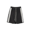 HKSH Summer New Men's  Tide Dark Shorts Spliced Striped Design RO Ribbon Capris Casual Fashion Streetwear Cotton Pants HK1982