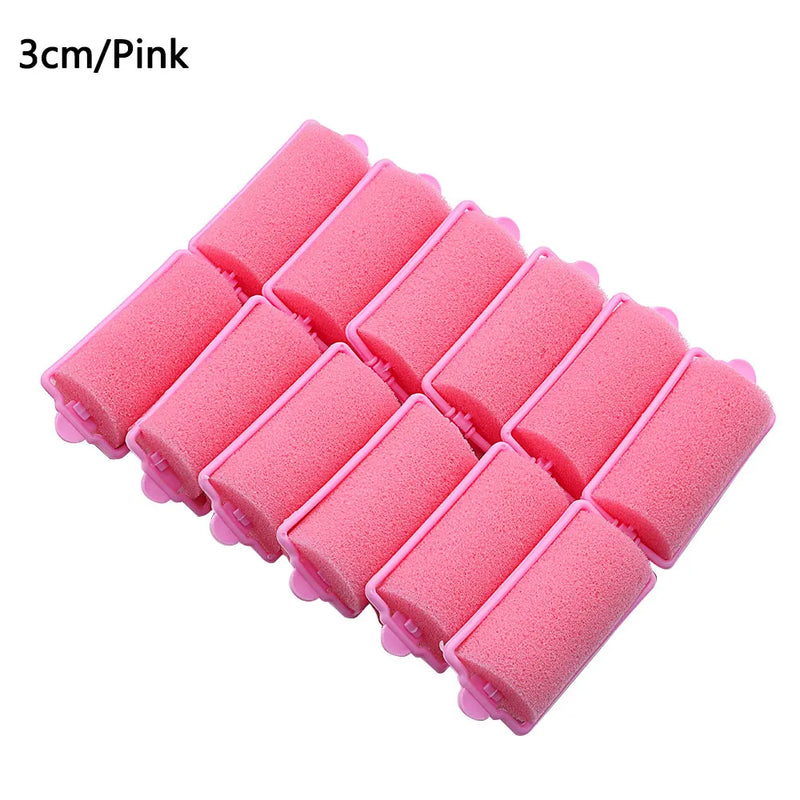Multi Size Black Self Grip Hair Rollers Pro Salon Hairdressing Curlers Hair Design Sticky Cling Style For DIY Hair Styling