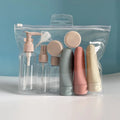 Travel Refillable Bottle Set Spray Lotion Shampoo Shower Gel Tube Bottling Cosmetic Empty Liquid Container Portable Tool