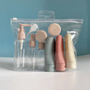 Travel Refillable Bottle Set Spray Lotion Shampoo Shower Gel Tube Bottling Cosmetic Empty Liquid Container Portable Tool