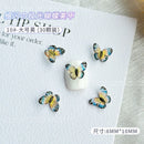 30PCS 3D Acrylic Butterfly Nail Art Charms Parts Glitter Accessories For Manicure Decor Nails Decoratoin Supplies Material Tool