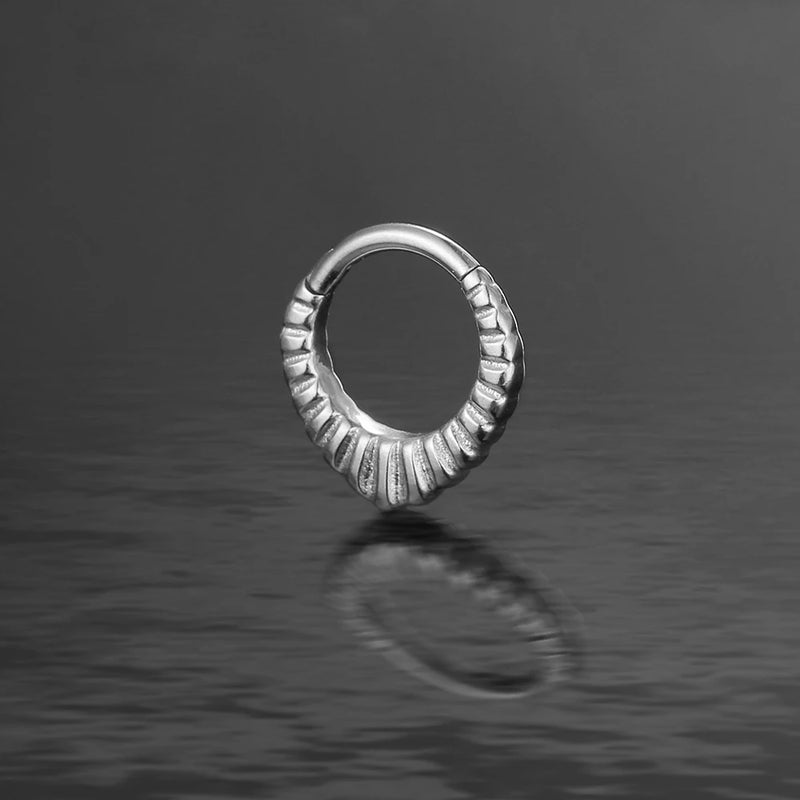 Casvort 1PCS Septum Rings Clip 316L Surgical Stainless Steel Nose Rings Tragus Helix Hoop Piercing Women Body Jewelry New Gift