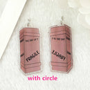 6Pcs Halloween Charms Creative Acrylic Fragile Strange Desk Lamp Pendant  Jewlery Findings For Necklace Keychain  Diy