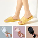 EVA Women's Slippers New Non-slip Stripe Decoration Bathroom Slippers Cute Soft Casual Shoes Outdoor Walking