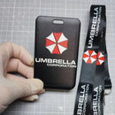 Double Sides Umbrella Lanyard & Card Holder By Umbrella Corporation Neck Strap Card ID Holders with Employee information card