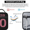 Messis 10 Football Soccer Thermal Insulated Lunch Bag for Work Portable Food Container Bags Cooler Thermal Food Box