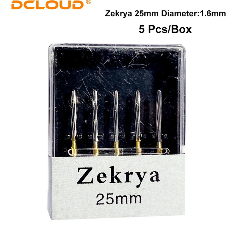 5Pcs Dental Tungsten Carbide Burs Zekrya Endo Z Extraction Bur Drill For High Speed Handpiece Tip Surgical Endo Bone Cutters