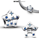 2024 New in Sun Moon Stars Shape Pendant Charm Beads Fits Bracelets Bangle Necklace Women Luxury DIY Jewelry Party Festival Gift