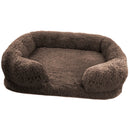 New Large Dog Bed Dog Plush Pet Bed Winter Thickened Pad Dog Sleeping Bed Sofa Removable Pad Dog Small Large Dog square kennel