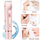 Waterproof Electric Shaver Portable Electric Shaver for Women Rechargeable Ipx7 Waterproof Razor Trimmer for Face Body Bikini