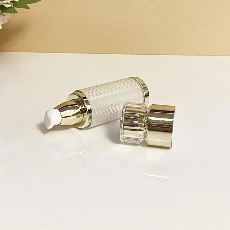 زجاجات فارغة قابلة لإعادة التعبئة عالية الجودة بسعة 30/50/100 مل، برطمان أكريليك أبيض لؤلؤي، زجاجة مستحضرات تجميل محمولة، برطمان لوشن كريمي، زجاجة مضخة