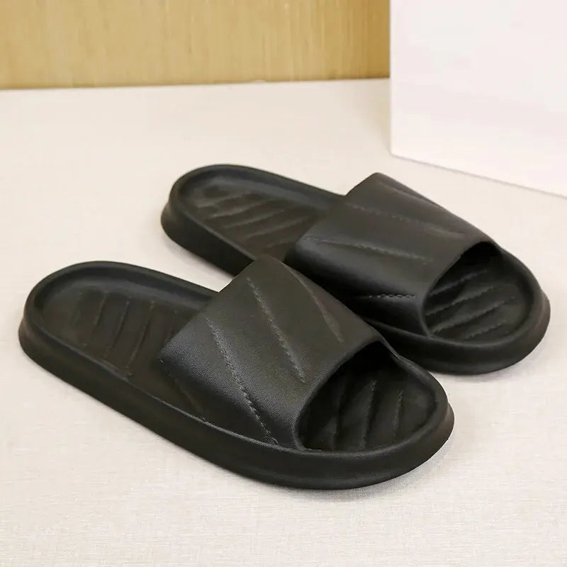 Women's Indoor Non-slip Slippers Couple Home Slides EVA Soft Sole Light Weight Summer New Lovers Leisure Shower Shoes