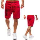 Men's Daily Casual Shorts ,Summer Jogging Workout Short Pants,Drawstring With Pockets ,KING printing,Thin Sports Running Shorts