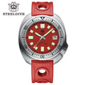 STEELDIVE SD1981 Steel Bezel Super Luminous AR Sapphire Glass NH35 Automatic 200m Waterproof Mens Dive Watch with Milled Clasp